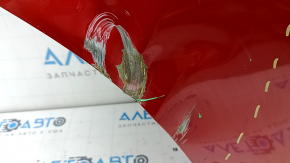 The door is bare, rear right, Toyota Camry v40 red 3R3, dented, bumped, dented