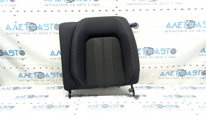 Left rear seat backrest for Ford Mustang mk6 18-23 coupe, black fabric
