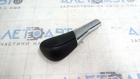 Nissan Pathfinder 13-20 black leather gear knob, square mount