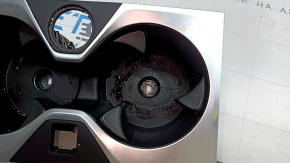 Cup holders for the front center console of a BMW X7 G07 19-22, black with chrome, worn, in need of cleaning
