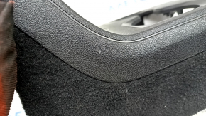 Rear lower center console trim for BMW X7 G07 19-26 Schwarz for 6 seats, with side trims, scratches, scuffed