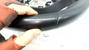 BMW X7 G07 19-22 black leather steering wheel with heated paddle shifters, M-Sport, with pads, scratches