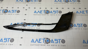 Fog light frame left BMW 5 G30 17-20 black gloss