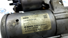 BMW 5 G30 17-20 2.0T starter, water damaged, doesn't turn, for parts