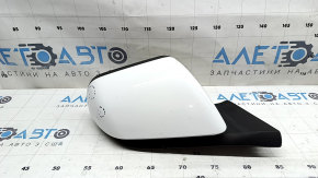 Right side mirror assembly for Ford Mustang mk6 15-23, 3 pins, white, scratches