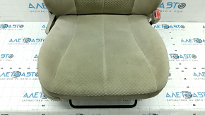 Passenger seat Toyota Camry v40 07-09 without airbag, gray cloth, mechanical, dry-cleaned