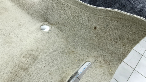 Toyota Camry v40 second-row floor covering, beige, dry-cleanable