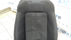 Passenger seat for a Ford Mustang mk6 15-23 without airbags, electric + mechanical, coupe, black, cloth, worn, dry cleanable