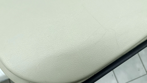 Toyota Camry v40 rear right door panel, beige and brown, plastic insert, velour armrest, with handle, needs cleaning, whitened plastic, scratches