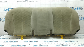 Rear seat cushion for Toyota Camry v40 07-09, beige velour, dry-cleanable, tucked