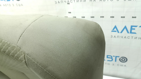 Rear seat cushion for Toyota Camry v40 07-09, beige velour, dry-cleanable, tucked