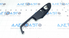 Front left window lift control trim for Ford Mustang mk6 15-23 coupe, black, without controls