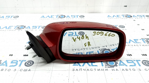 Right side mirror assembly for Toyota Camry V40 USA, 3-pin, red