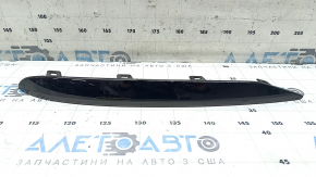 Left rear bumper molding for BMW X7 G07 19-22, gloss black, M-Sport, scratches