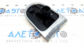 Ford Mustang mk6 15-20 manual transmission shifter cover, chrome, needs cleaning, scuffed
