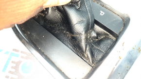 Ford Mustang mk6 15-20 manual transmission shifter cover, chrome, needs cleaning, scuffed