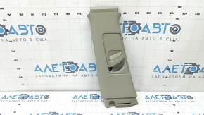 Left center pillar trim, upper belt, Toyota Camry v40, beige