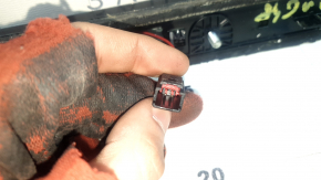 Brake light on a Ford Mustang mk6 15-23 coupe, scratches, cracked glass