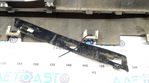 Right threshold Ford Mustang mk6 15-23 graphite M7, without mudguard, scratches, broken fasteners, dented