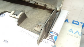 Right threshold Ford Mustang mk6 15-23 graphite M7, without mudguard, scratches, broken fasteners, dented