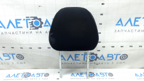 Ford Mustang mk6 15-23 driver's seat headrest, black, white stitching, cleanable
