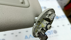 Left visor for Toyota Camry v40, beige, needs cleaning, cracks in the mount