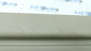 Front left door sill plate for Toyota Camry v40, beige, broken fastener, whitened plastic, scratches