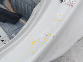 Rear left quarter wing for a Ford Mustang mk6 15-23 coupe, on the body, white, with bumps. Painted 0.25-0.3