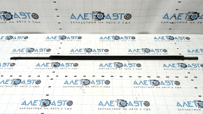 Door-glass molding, central front right Toyota Camry v40, chrome, broken fastener, worn, peeling coating, bump