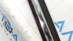 Door-glass molding, central front right Toyota Camry v40, chrome, broken fastener, worn, peeling coating, bump