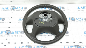 Naked steering wheel for Toyota Camry v40, brown rubber, without overlay, without cruise control, ready for re-upholstery