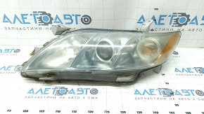 Left front headlight for Toyota Camry v40 07-09, bare, hybrid, halogen, polishable