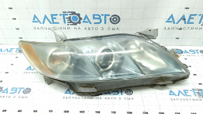 Right front headlight for Toyota Camry v40 07-09, bare, hybrid, halogen, polishable