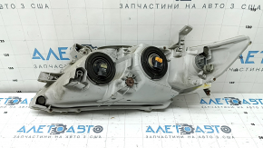 Right front headlight for Toyota Camry v40 07-09, bare, hybrid, halogen, polishable