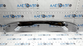 Mercedes GLC 300/350e/43-19 16-19 rear bumper lip trim, chrome, for muffler tips