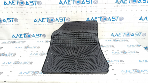 Front right floor mat for Toyota Camry V40, black rubber