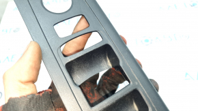 Front left window lift control trim for Honda CRV 23-26, black, scratches