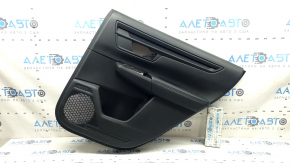 Rear right door panel, Honda CRV 23-26, black leather with orange stitching, Sport, glossy black molding, scratches