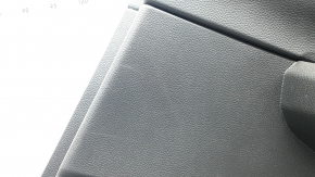 Rear right door panel, Honda CRV 23-26, black leather with orange stitching, Sport, glossy black molding, scratches