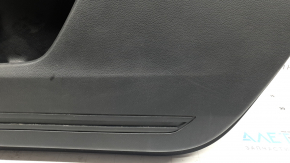 Honda CRV 23-26 black front right door panel, black leather armrest with orange stitching, glossy black molding, bumps, dents