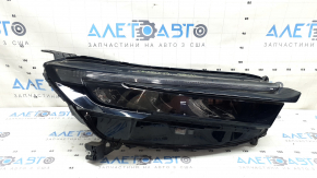 Honda CRV 23-26 LED front right headlight assembly with black glossy molding, sand