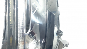 Honda CRV 23-26 LED front right headlight assembly with black glossy molding, sand