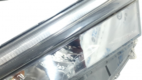 Honda CRV 23-26 LED front right headlight assembly with black glossy molding, sand