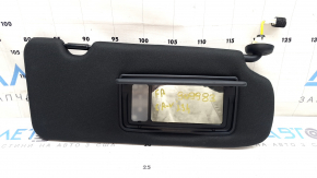 Right visor for Honda CRV 23-26, black, without hook, with backlight, scratches