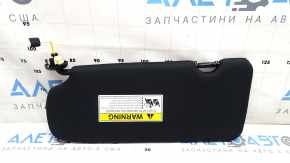 Right visor for Honda CRV 23-26, black, without hook, with backlight, scratches