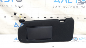 Left sun visor for Honda CRV 23-26, black, without hook, with backlight
