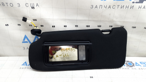 Left sun visor for Honda CRV 23-26, black, without hook, with backlight