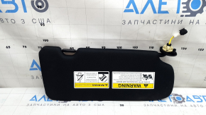 Left sun visor for Honda CRV 23-26, black, without hook, with backlight