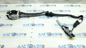 Honda CRV 23-26 passenger seat belt with pretensioner and squib, HEV black, water contact, dry cleanable