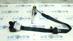 Honda CRV 23-26 passenger seat belt with pretensioner and squib, HEV black, water contact, dry cleanable